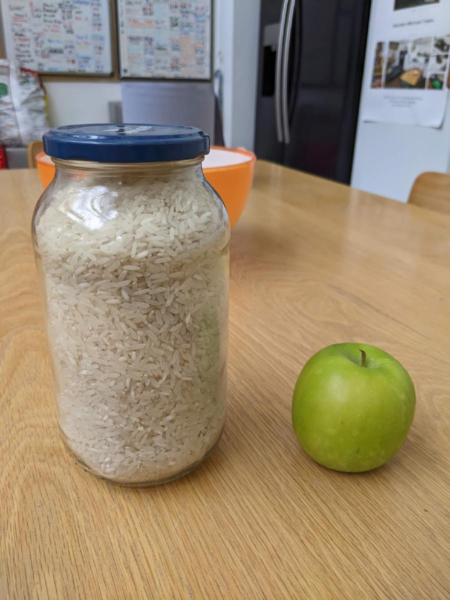 3 trough’s worth of rice